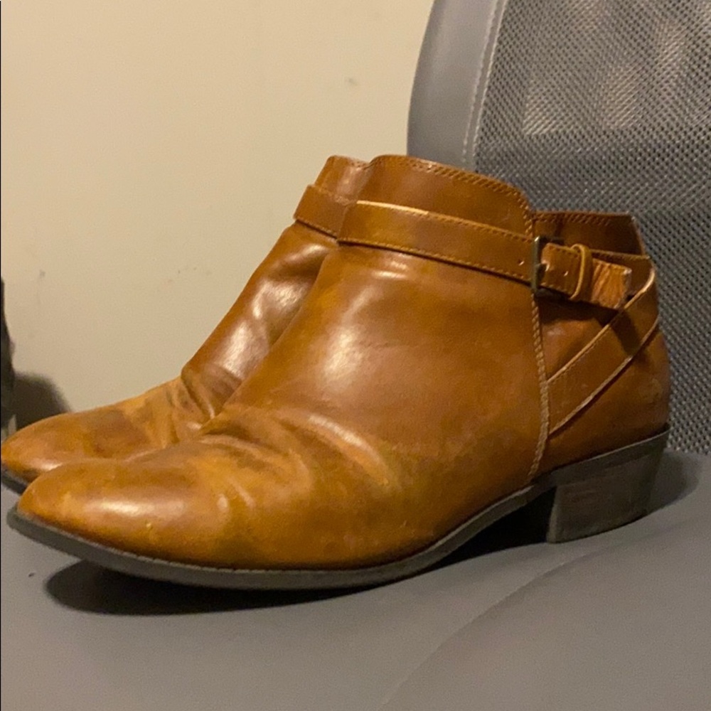 American Eagle Brown Ankle Boots Wide